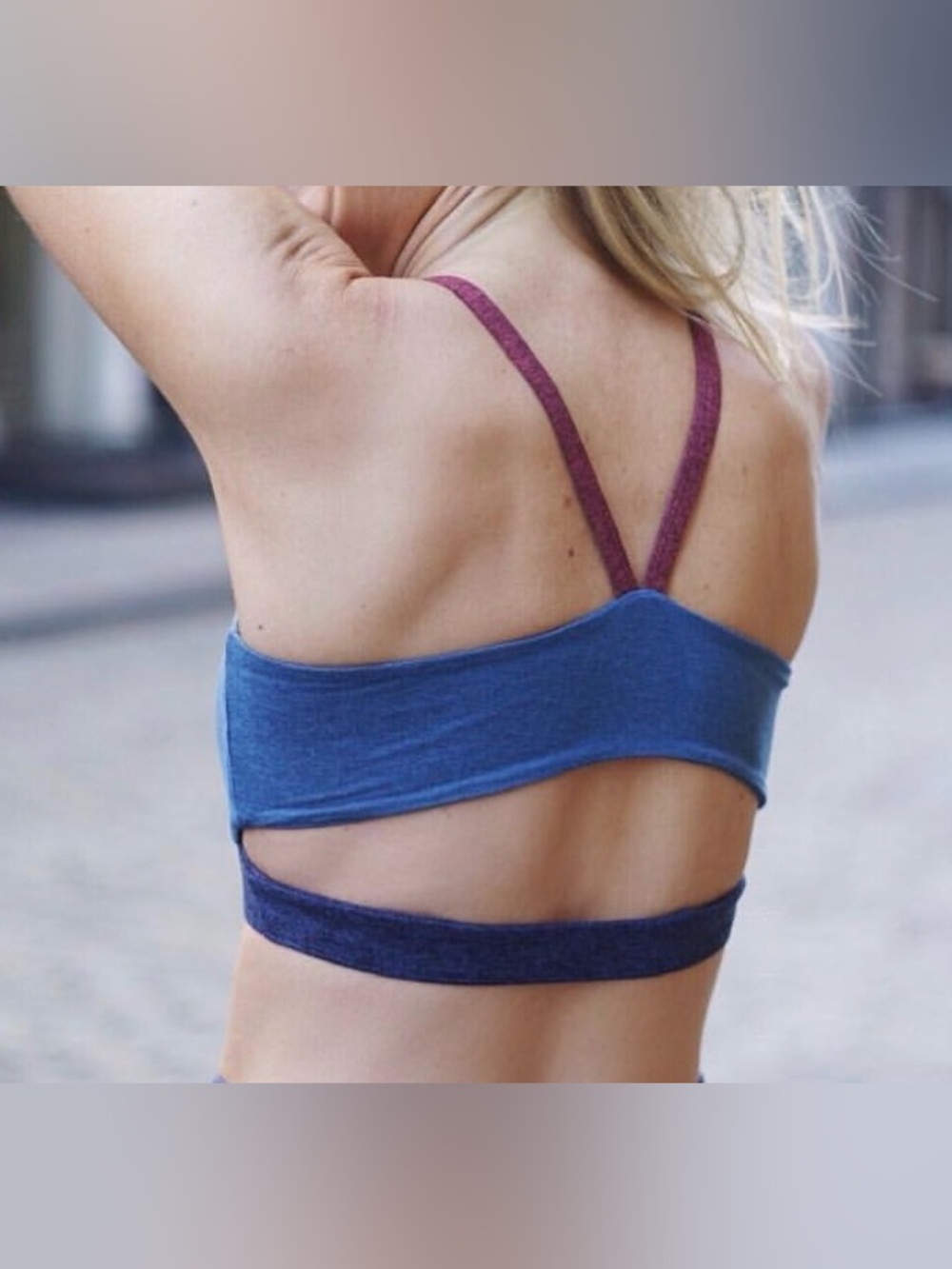 We Over Me - Balance Bralette in Blue - Size  S